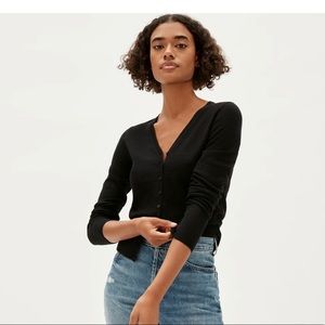 Everlane Merino-cotton Cardigan